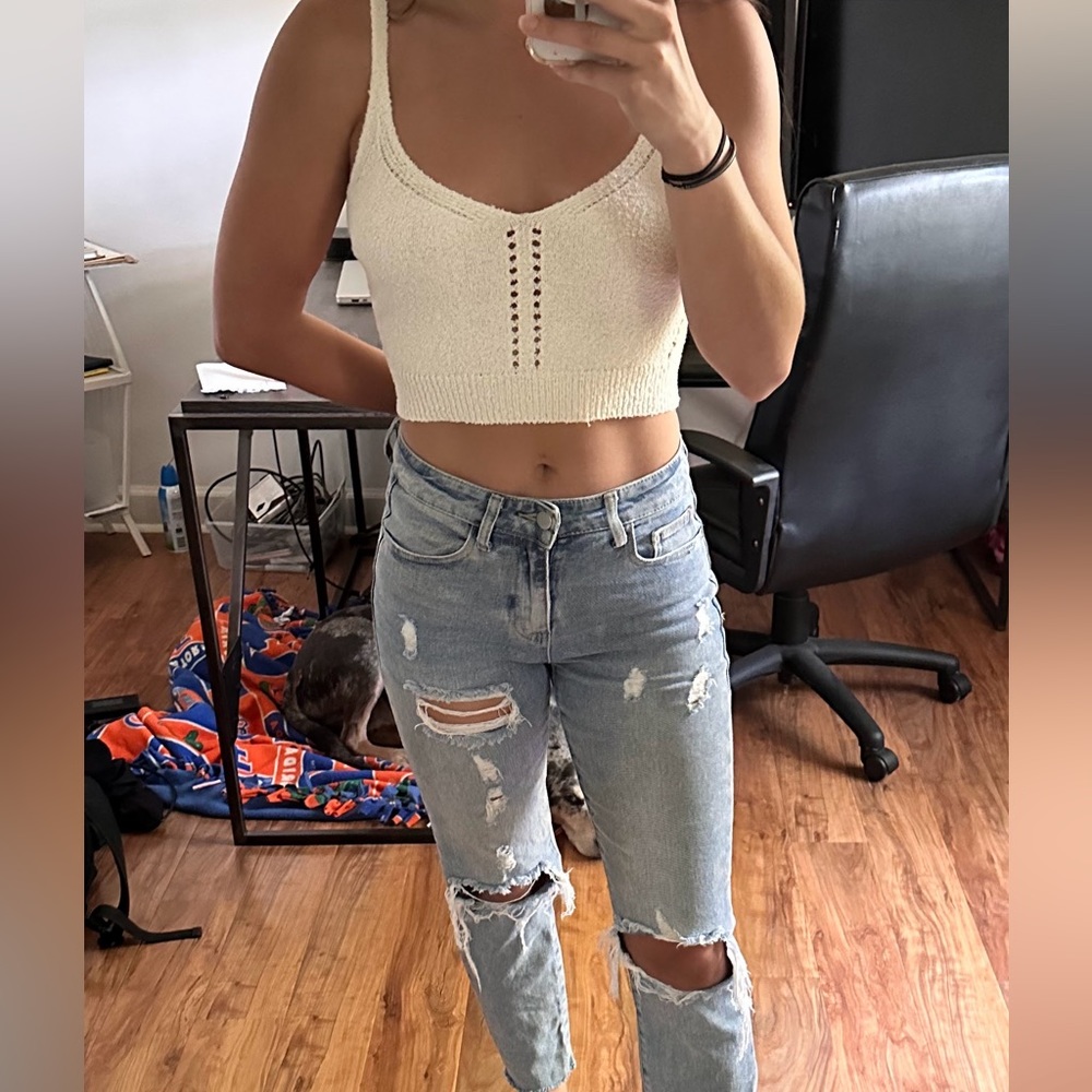 ❗BOGO❗NWOT ASOS Design Crop Top Crotchet